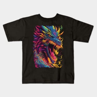 Color explosion Dragon (Chinese) Kids T-Shirt